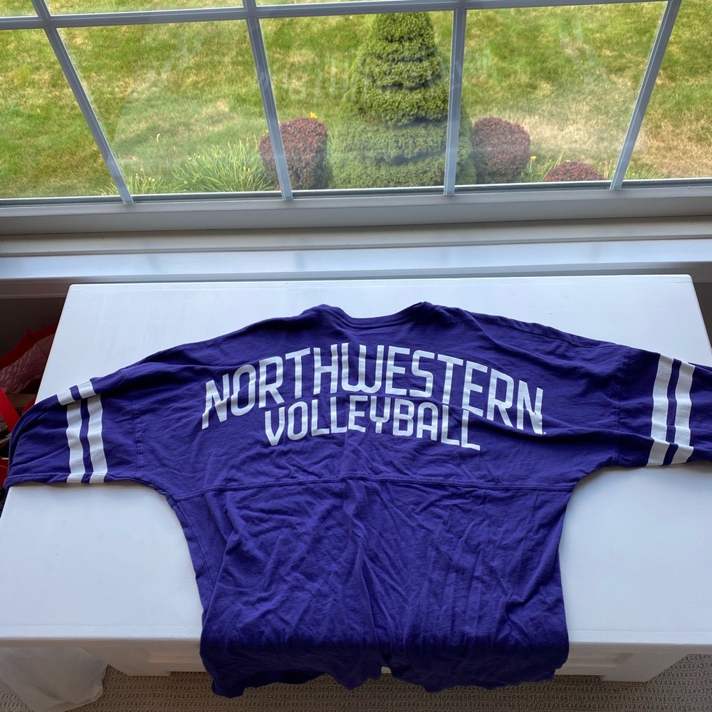 Northwestern university volleyball long sleeve